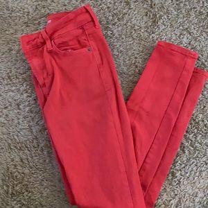 Super Skinny Red Denim